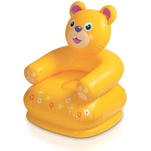 Image of Kids Inflatable Animal Chair with Cute Bear & Koala Design, Soft PVC Inflatable Sofa for Toddlers, Comfortable Indoor Seating, Playroom, Nursery & Kids Bedroom, Ages 3-8, Pack of Any One