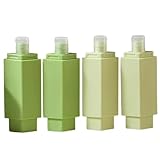 Botellas De Aseo De Tamaño Viajero - 4 en 1 Almacenamiento Reutilizable Antifugas - Contenedores para Líquidos De Aseo En Viaje | para Loción Crema Champú Acondicionador Y Actividades Exteriores