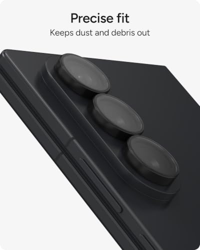 Image of ZAGG Glass Elite Samsung Galaxy Z Fold8 Ultra Camera Lens Protector | Anti-Reflective, 5X Stronger Impact & Scratch Resistant Aluminosilicate Glass - Easy Installation, Smudge-Free Surface