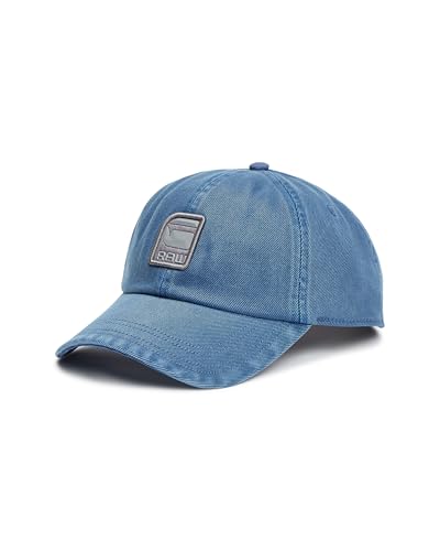 [ジースターロゥ] キャップ 帽子 Avernus Burger Baseball Cap/Steer ecru denim r ブルー Core D26254-D300-G925-PC