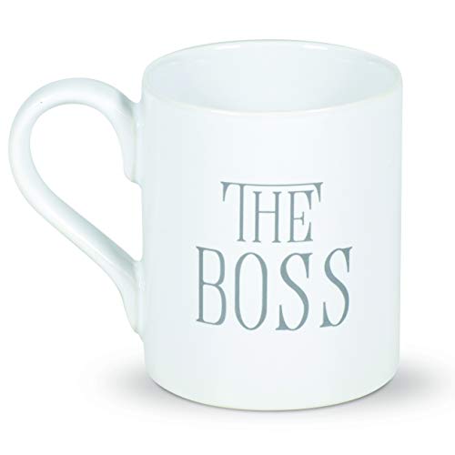 Enesco Our Name Is Mud Wedding The Real Boss Coffee Mug Set, 12 Ounces, Multicolor #TOP1