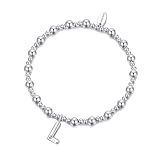 Philip Jones Letter L Initial Stretch Bracelet Created with Zircondia® Crystals