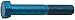 M8-1.25 x 60 mm. Class 10.9 Blue Phosphate Hex Head Cap Screw, 25 pk.