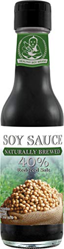 Healthy Boy Salsa De Soja, Baja En Sal 300 g - Lot de 4
