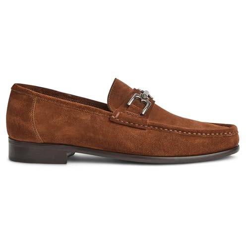 Image of Bruno Magli Men's Trieste Loafers, Leather Shoes, Slip-On Dress Shoes