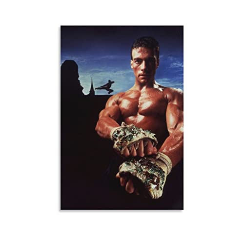 HHYWWD Senza Cornice 60 * 90CM Jean-Claude Van Damme 5 Poster Wall Art Room Decor for Teens Girls Wall Paintings Home Decor Kitchen