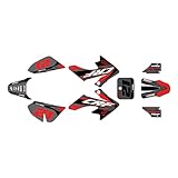 Kalair GFX Graphics Kit for Honda CRF50 (2004-2012) OG-Crew Series Red 09 Mil - Dirt bike Custom Racing Graphics Decals Stickers Kit, no-plastics