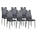 Albatros 2916 Salerno Set de 6 sillas de Comedor, Gris