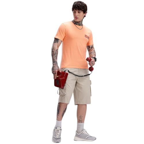 Image of Amazon Brand - INKAST Men Printed Half Sleeve Cotton T Shirt | Regular Fit