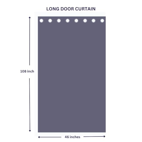 Image of Wakefit Curtains 9 feet Long Set of 2, Curtains for Bedroom /Living Room, Door Curtains 9 feet, Sheer Curtains, Polyester Curtains, Decoration Items for Home Decor (Tan Brown)