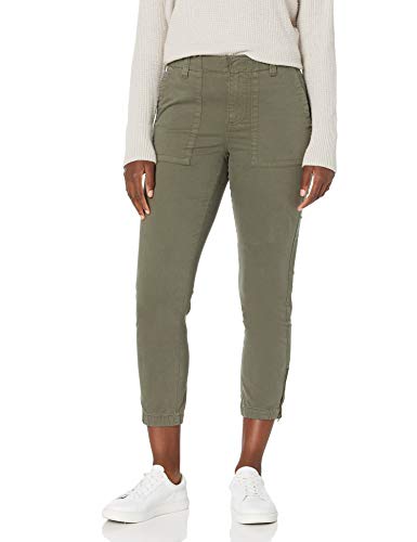 Amazon Brand - Goodthreads Women's Stretch Chino Utility Jogger Pant, Dusty Olive, 6