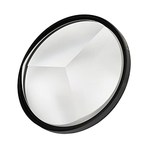 Hidyliu Kaleidoscope Prism Filter Special Effects 77MM Glass Kaleidoscope Prism Camera Filter Accessories Photography Props(77mm)