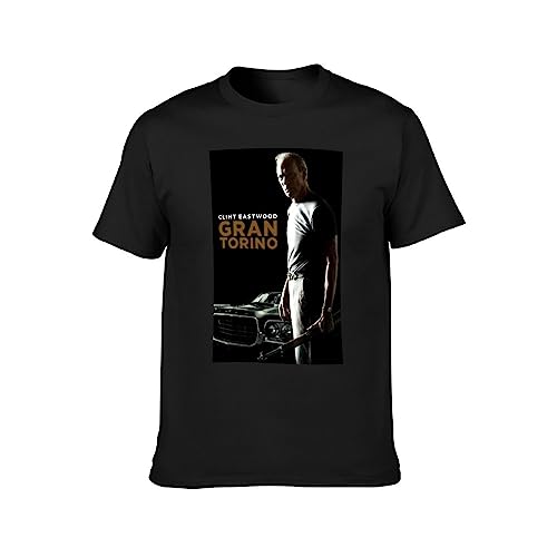 Gran Torino - Camiseta unisex para hombre, color negro, Negro , L