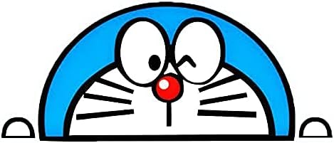 Amazon Earlfamily 13cm アニメ ステッカー ドラえもん 車窓覗く 可愛い防水ステッカー 車ドア 装飾 デカール 窓 壁シール Mdr Peeker Usdm Jdm など適用 車 バイク 車 バイク