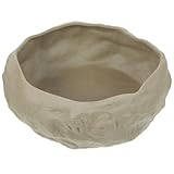 FUTUREORYY Keramik Hydroponik Blumentopf im Steinoptik Dekorativer Daffodil Pflanzbehälter Großer...