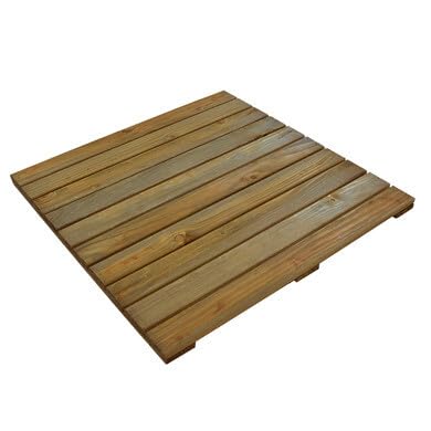 OOGarden - Dalle de terrasse bois Douglas - 100 x 100 cm - Ep. 44 mm