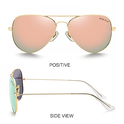 Image of grey jack Polarized Aviator Sunglasses lightweight Stylish Glasses for Men Women UV Protection S110102