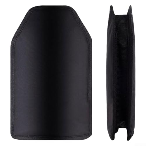 Funda enfriadora portátil y reutilizable para botella de vino con gel sólido, ajuste elástico para un agarre seguro, diseñada para mantener la temperatura fría durante horas (negro)