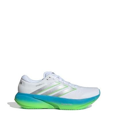 adidas Homme Supernova Rise 3 Chaussures, White-Silver met.-Blue Burst, 42
