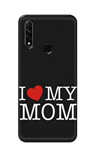 Image of PRINTFIDAA I Love My Mom Hard Back Cover for Oppo A31 (2020) / Oppo A8 Back Cover -(P6) KAT1006
