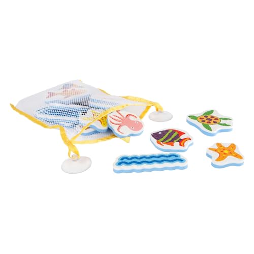 Lot de 16 figurines adhésives en mousse d'animaux marins - Mini club