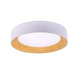 vibia skan Deckenleuchte der Marke Vibia Vibia Deckenleuchte, rund, 1 LED-Platte 26, 4 W, 2700 K, mit Diffusor aus Polycarbonat, Serie Duo, weiß, 12 x 48 x 48 cm (Referenz: 487093/1A)