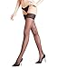 Produktbild FALKE Damen Seidenglatt 15 Denier Seidige Optik Stay Ups, Schwarz (Black 3009), 40-42 EU