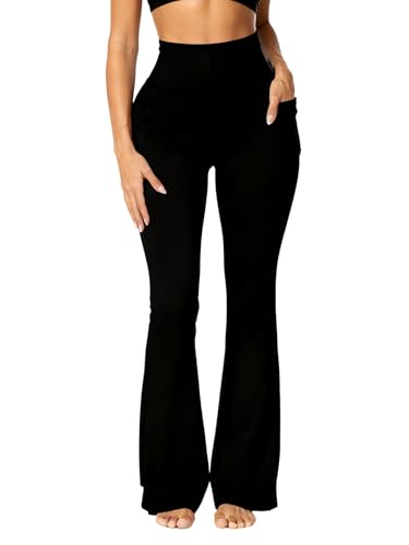 Sunzel Sunzfly Women's Mini Flare Leggings with Pockets High