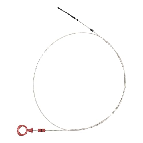 A ABSOPRO Varilla De Medición De Aceite Del Motor No.20480112 Indicador De Nivel De Aceite De Doble Agujero Para Volvo Fh12 Fh16 Fm Fmx Plástico Metal Rojo Tono Plateado