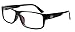 Newbee Fashion - "Kayden" Retro Unisex Plastic Fashion Clear Lens Glasses