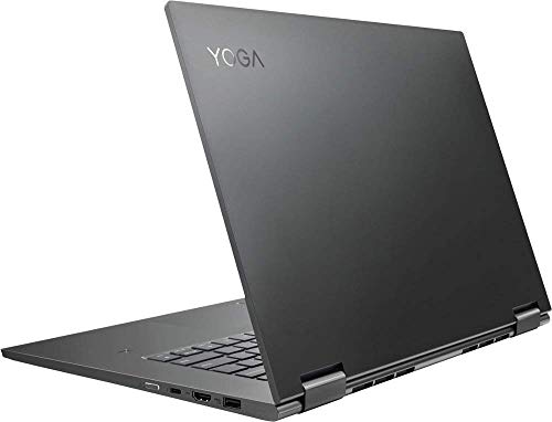 Image of 2019 Lenovo Yoga 730 2-in-1 15.6 inchFHD IPS Touchscreen Laptop, Intel Quad-Core i5-8250U Upto 3.4GHz, 12GB RAM, 256GB SSD, Backlit Keyboard, Fingerprint Reader, HDMI, WiFi, Windows 10, Iron Gray