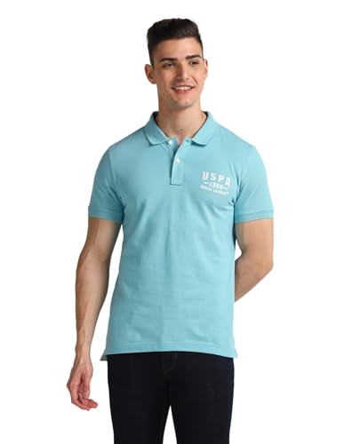 Image of U.S. Polo Assn. Men's Solid Regular Fit Polo Shirt
