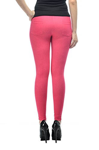 Image of Frenchtrendz Women's Skinny Fit Mid Rise Stretchable Cotton Spandex Jegging Pull On (XS-4XL)