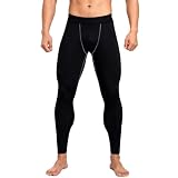 HedingRed インナースパッツ メンズ スポーツタイツ コンプレッションタイツ ロング スポーツ アンダーウェア コンプレッション レギンス 通気 速乾 UVカット 5845CK-blk-gr-XL
