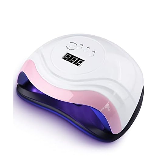 168W Lámpara LED Uñas,NEFLSI Lampara Secadora de LED/UV,Gel Curado Máquina 36LED y Pantalla LED,Lampara UV LED Uñas con 4 Temporizador de 10s,30s,60s 99s Para Manicura Pedicure Nail Art Hogar el Salón