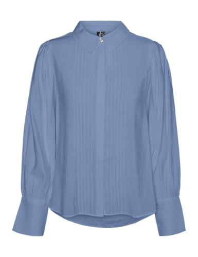 Image of VERO Moda Women Rayon Blend Striped Regular Fit Shirt