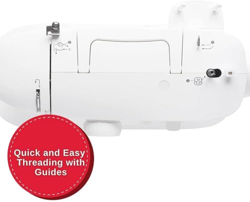 Image of SINGER M1500 Lightweight Portable Sewing Machine with Accessory Kit | 57 Dot Applications, LED Light and 4 Step Buttonhole | Great for Quilting, Crafting and Repair