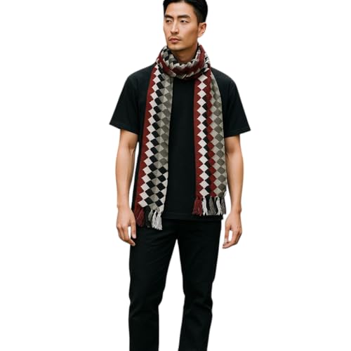 RIZZQ Woolen Soft MicroFibre Cashmere Knitted Soft and Warm Muffle...