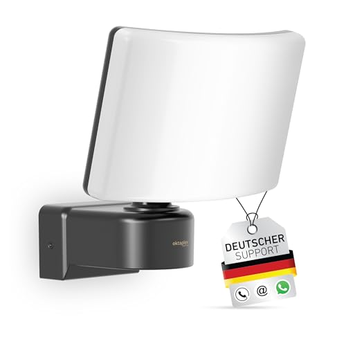 Oktaplex Lighting Projecteur LED Extérieur Cali 30 W | Mural IP65 3000 K Blanc Chaud | Anthracite