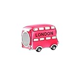 Abalorio autobus de Londres de plata de ley 925,compatible con abalorios Pandora y muchas otras pulseras de abalorios.