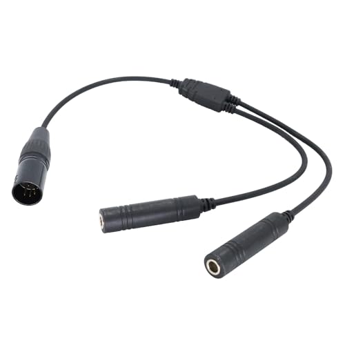 Adaptador Auriculares Aviación GA Dual Plug a Airbus XLR 5 P miniatura 2