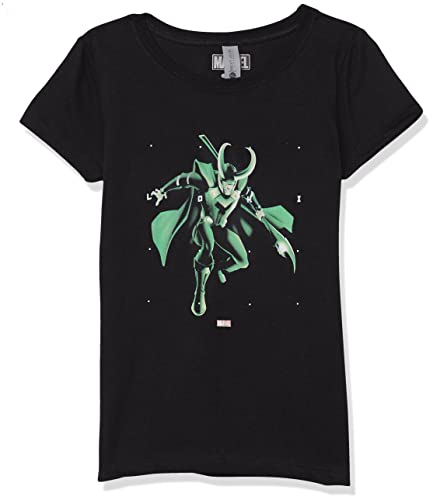 T-shirt enfant Marvel Loki à manches courtes idéal pour l'école