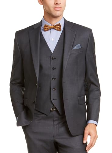 Lauren Ralph Lauren Men's Classic-Fit UltraFlex Stretch Suit Jackets (Charcoal Solid, 38R)