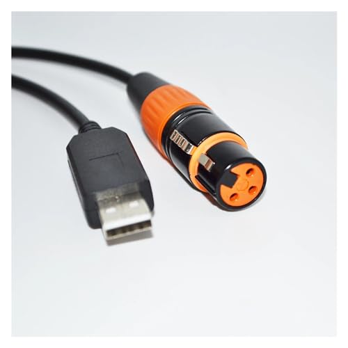 ZHANGLH F&T>D*I USB RS485 - XLR 3P X\Pbg DMX512 P[u tBNX`[ QLC Q CgRg[[ + Xe[WRg[[P[u(1M,Color B)