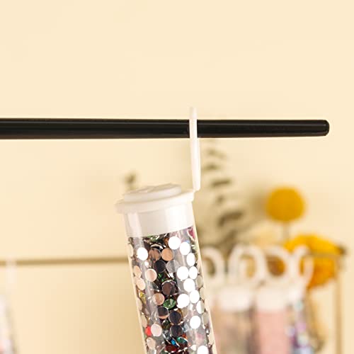Image of BAOFALI 10pcs Large Clear Plastic Empty Tubes with Lid - Transparent Test Tube Container Set for DIY Craft Supply, Candy Storage (5 x 1 inch)