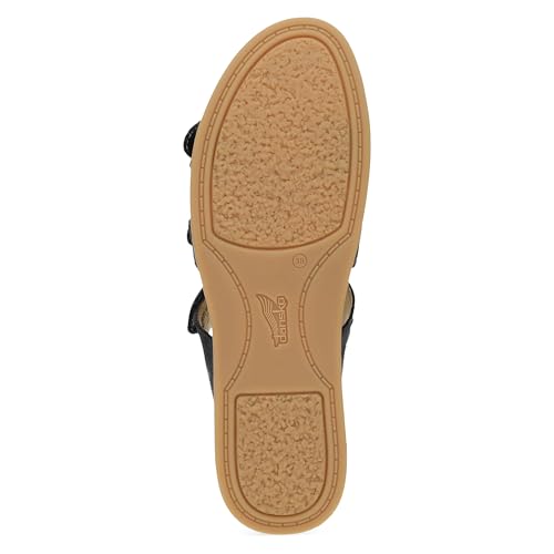 Image of Dansko Campbell Slip-On Wedge Sandal for Women -Low Profile Wedge with Arch Support, Adjustable Fit for Walking Comfort