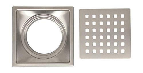 Image of Aquieen Stainless Steel Bathroom Floor Water Drain Grating (Floor Jali) (Gratings with Anti-Cockroach, Arrossa)
