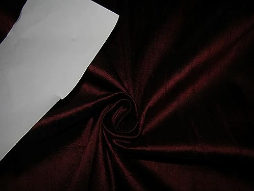 Tissu Dupion pure soie marron pour coudre une robe de soirée chic
