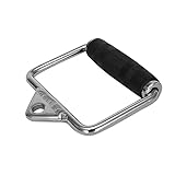 einhandgriff fitness 💪Hergestellt aus hochwertigem massivem Stahl mit Gummigriffen und einer schützenden Chromoberfläche, um zu verhindern, dass der Griff korrodiert, rostet und der Griff oxidiert.