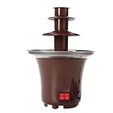 1. Diversión fondue: fuente de chocolate de 3 niveles. Gran capacidad, lo que hace de este un favorito de fiesta; disfruta con fresas, cuñas de manzana, cerezas, malvaviscos, palomitas de maíz, pretzels, alas, verduras y mucho más